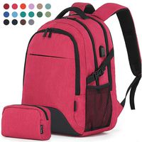 Keytang Laptop Backpack, Water Resistant School Backpack With USB Charging Port