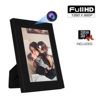 KAMRE Hidden Spy Camera Photo Frame 960P Home Security Camera, Mini Hidden Video Camera for Home and Office, No WiFi Function (Bonus 32GB SD Card Included)
