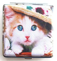 Cigarette Case Cat Kitten Kitty Cat Full Size Model 2