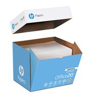 HP Printer Paper, Office20 Paper, 8.5 x 11 Paper, Letter Size, 92 Bright - 1 Quickpack Case / 2,500 Sheets (112103C) - NO REAM WRAP