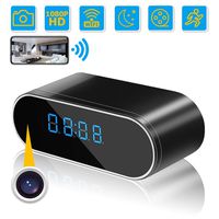 Hidden Camera Clock, WiFi Wireless Hidden Camera,1080P Nanny Cameras and Hidden Cameras with Night Vision and Motion Detective, Perfect 150 Angle Camera Clock for Home and Office Real-Time Viewing