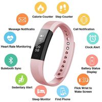 Idomeo Unisex Waterproof Digital Display Buckle Closure Smart Bracelet Health Wristband Smart Watches