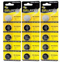3pc 5pk 3V Lithium Coin Cell Battery CR2016 Replaces DL2016, ECR2016, FA, SBT11, BR2016, 208-202, 208-204, 208-206, DL2016B, BR2016-1W, CR2016-1W, KCR2016, L10, LM2016, LF1/4V