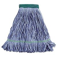 Boardwalk 502BLEA Super Loop Wet Mop Head, Cotton/Synthetic, Medium Size, Blue