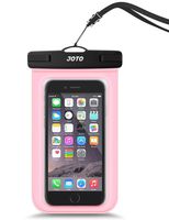 JOTO Universal Waterproof Pouch Cellphone Dry Bag Case for iPhone 11 Pro Max XS Max XR XS X 8 7 6S Plus, Galaxy S10 Plus S10e S9 Plus S8 + Note 10+ 10 9 8, Pixel 4 XL 3a 2 up to 6.8" -Clearpink