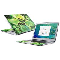 MightySkins Skin Compatible with Acer Chromebook 15" (2018) - Mystical Butterfly | Protective, Durable, and Unique Vinyl Decal wrap Cover | Easy to Apply, Remove, and Change Styles | Made in The USA