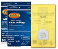 EnviroCare Replacement Vacuum Bags for Kenmore Canister Type C or Q 50555, 50558, 50557 and Panasonic Type C-5 12 pack