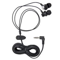ECS WordSleuth 3.5 mm Transcription Headset with Angled Silicone Ear Tips and in-Ear Design