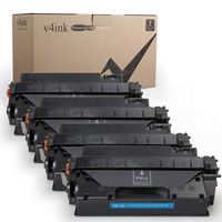 V4INK 4PK Compatible Toner Cartridge Replacement for Canon 120 2617B001AA High Yield Toner for Canon imageCLASS D1100 D1120 D1150 D1170 D1180 D1320 D1350 D1370 D1520 D1550 i-Sensys MF6680DN Printer