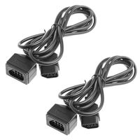 Wiresmith 2X 2-Pack Extension Cable Cord for Original Nintendo NES Controller