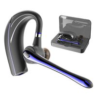 Bluetooth Headset, Handsfree Earpiece Wireless Earphone in-Ear Earbud Headphone with Microphone and Mute Key for Business/Office/Driving