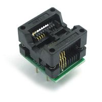 WINGONEER 200-208mils SOP8 to DIP8 IC Socket Adapter Socket OTS-20-1.27-01 for 25xx eeprom Flash