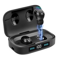 Wireless Earbuds, YALFEN Bluetooth 5.0 in-Ear TWS Headphones with 2000mAh Charging Case LED Battery Display 80H Playtime, IPX7 Waterproof Built-in Mic HiFi True Wireless Earbuds for Work Sports