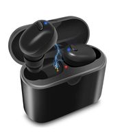 Wireless Earbuds S9 True Wireless Bluetooth Earbuds with Microphone Double Wireless Earbuds15H Playtime 3D Stereo Sound S570-RWS Wireless Headphones Earbud Hot Black