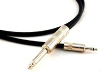 Conquest Sound IPQM-20 20-Feet 1/8-Inch Stereo to 1/4-Inch Mono Cable for iPad