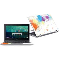 MightySkins Skin Compatible with Acer Chromebook Spin 11" CP311 - Splash of Color | Protective, Durable, and Unique Vinyl Decal wrap Cover | Easy to Apply, Remove, and Change Styles | Made in The USA