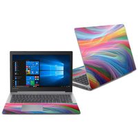 Mightyskins Skin Compatible with Lenovo Ideapad 330 15" (2018) - Rainbow Waves | Protective, Durable, and Unique Vinyl Decal Wrap Cover | Easy to Apply, Remove, and Change Styles | Made in The USA