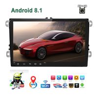 Car Stereo Double Din Android 8.1 Car Radio for VW Passat Golf Jetta T5 EOS Polo Tiguan Touran Seat Sharan Skoda 1G RAM 16G ROM Indash Head Unit 9" Touch Screen with GPS Navigation Bluetooth WiFi USB