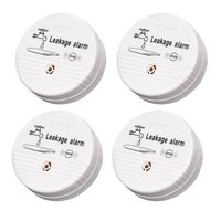 Wireless Water Leak Sensor Alarm - WER 90db Loud Buzzer, Longer Alarm Detection for Your Belongings (Shipped Without Battery)