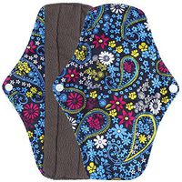 Reusable Bamboo Cloth Menstrual Pad, Washable Menstrual Panty Pad,Mama Sanitary Towel Pad,Light Incontinence Pads,Absorbent Cloth Sanitary Pad (Nighttime Use)