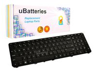 UBatteries Compatible Laptop Keyboard Replacement for HP Pavilion DV7-4000 641511-001 605344-001 593298-001 608558-001 (Black with Frame)