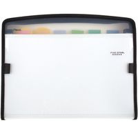 Five Star Expanding File, 7-Pocket Expandable Folder, Zipper Closure, Customizable, White (72508)