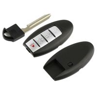 Key Fob Keyless Entry Smart Remote Shell Case & Pad fits Nissan Infiniti 2007 2008 2009 2010 2011 2012 2013 2014