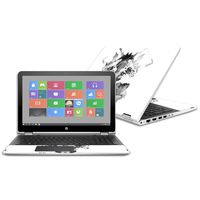 MightySkins Skin Compatible with HP Pavilion x360 15.6" (2016) - Rorschach | Protective, Durable, and Unique Vinyl Decal wrap Cover | Easy to Apply, Remove, and Change Styles | Made in The USA