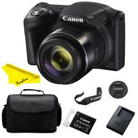 Canon Powershot SX420 is Digital Camera (Black) + Buzz Novice Bundle Kit