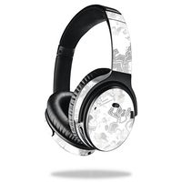 MightySkins Skin Compatible with Bose QuietComfort 35 Headphones - Viper Snow | Protective, Durable, and Unique Vinyl Decal wrap Cover | Easy to Apply, Remove, and Change Styles | Made in The USA