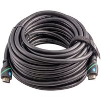 Top Dog Cables - TD-07BKGR45- Premium 45 Foot High Speed HDMI Cable with Ethernet - Black/Green - 3D HD PS3 4 XBOX One 360 DVD TV Blu Ray