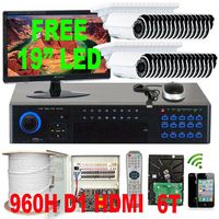 GW Security VDA32CHV2 32 Channel DVR Security Camera System (White)