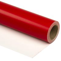 RUSPEPA Red Wrapping Paper Solid Color for Wedding, Birthday, Shower, Congrats, and Holiday Gifts - 30 Inch x 32.8 Feet