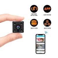 Mini Spy Camera WiFi Hidden Wireless Mini Camera，HD 1080P Spy Camera with 140 Degree Wide-Angle View, Night Vision Nanny Cam Motion Detection Home Office Security Suveillance Cameras
