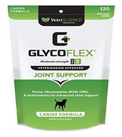 VetriScience Laboratories GlycoFlex 2, Hip and Joint Supplement for Dogs, Bite Sized Chews, 120 CT
