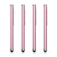 MoKo Stylus Pen(4PCS), Universal Capacitive Touch Screen Rubber Tip Digital Pen Compatible with iPad, iPhone, Samsung, Kindle, All Capacitive Touch Screen Devices Smartphones & Tablets - Rose Gold