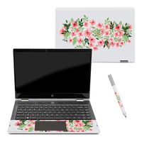 MightySkins Skin Compatible with HP Pavilion x360 14" (2018) - Bouquet | Protective, Durable, and Unique Vinyl Decal wrap Cover | Easy to Apply, Remove, and Change Styles | Made in The USA