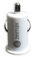 Boxgear 3 USB Port Car Charger, 6.6 Amp Rapid Charger Tri-Port USB Fast Charger, White/Silver