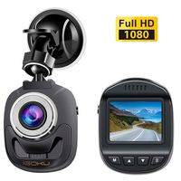 Mini Dash Cam 1080P Full HD Dash Camera for Cars Recorder 1.5inch Super Night Vision, 140° Wide Angle, Motion Detection, Parking Monitoring, G-Sensor, Loop Recording