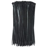 Cable Ties 12 Inch, HOOYEE 200 Pack Durable Nylon Tie Wraps Self Locking Cable Zip Ties 12" Wires Bundle for Office, Home, Computer Room or Outdoor Use (Black)