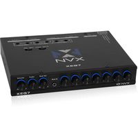 NVX 7-Band Graphic Stereo Equalizer 1/2 DIN with Dual Aux Input and Sub Control [XEQ7]