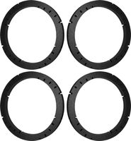 5.25" 5 1/4" Speaker Spacers Depth Extender Extending Rings - 1/2" thick - ID: 4 3/4" OD: 5 3/4" - 2 Pair - SSK525K - Stackable - Perfect For Framing Fiberglass Enclosures