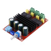 Akozon DC12-24V High Power 2100W Dual Channel Digital Amplifier Audio Board Stereo Amp 