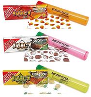 Bundle - 6 Items - Juicy Jays"Tropical Fruit" Flavors - 1 1/4 Flavored Rolling Papers