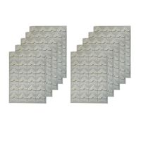 LINKEDWIN Photo Mounting Corner Stickers with Self Adhesive, Scrapbooking Photo Album Accessories - 10 Sheets/Pack (White)