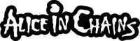 Alice in Chains Rock Band Logo Stickers Symbol 6" Decorative DIE Cut Decal for Cars Tablets LAPTOPS Skateboard - Black Color