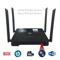 Hidden 1080p HD Secret WiFi Spy Camera in Router Contains 32G Memory Card, Remote Viewing and Motion Detection