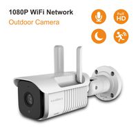 KAANSKY S6 WiFi Outdoor Security Camera HD1080P Waterproof IP66 Bullet IP Camera with Night Vision&Two Way Audio&Built-in SD Card Slot Easy Setup Smart Alert