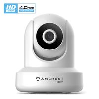 Amcrest 1080P WiFi Security Camera 2MP (1920TVL) Indoor Pan/Tilt Wireless IP Camera, Home Video Surveillance System with IR Night Vision, 4mm Lens, Two-Way Talk IP2M-841W-V3 (White)