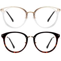 2 Pack Anti blue light blocking glasses Women Men Super Lightweight Glasses fashion accessories